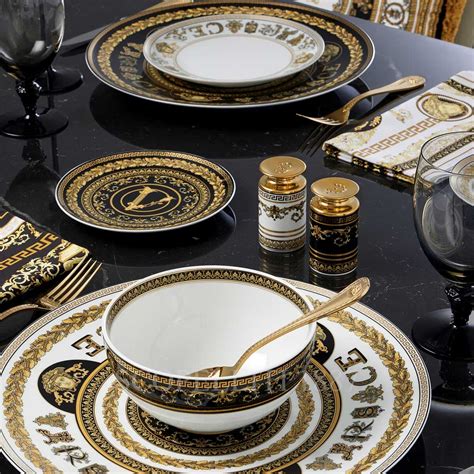 versace virtus gala black|Versace Dinnerware Collection .